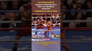 MANNY PACQUIAO VS OSCAR DE LA HOYA  FULLFIGHT HIGHLIGHTS SHORT VIDEO 🥊 [upl. by Ariew]