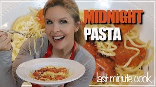 Pepperoni Pasta  Italian quotMidnight Pastaquot recipe [upl. by Egas]