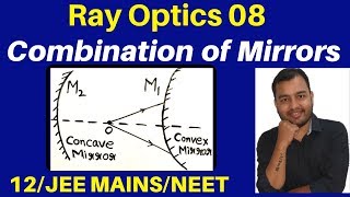 Ray Optics 08  Combination Of Mirrors  Concept of Virtual Object JEE NEET [upl. by Blynn]