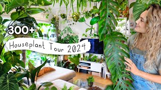 300 Houseplant Tour 🌿 2024 Plant Collection Home Tour Rare and Common 🌱 [upl. by Queri]