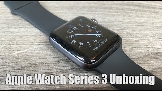 Apple Watch Series 3 Space Grey Unboxing and Setup [upl. by Eitsym]