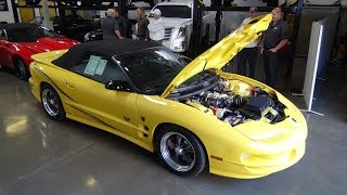 Driving a 680 HP 2002 Collector Edition Trans Am convertible built by GMMG [upl. by Nerraf388]