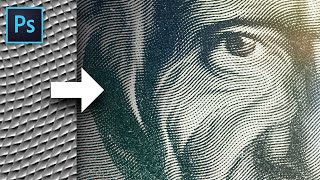 This Magic Texture Creates an Engraved Money Effect in Photoshop [upl. by Aisyat]