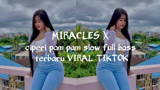 DJ MIRACLES X CIPEGI PAM PAM SLOW FULL BASS TERBARU VIRAL TIKTOK terbaru2024 djviral2023 [upl. by Meit]