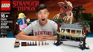 THE UPSIDE DOWN LEGO Stranger Things  Set 75810 Timelapse Build amp Review [upl. by Guibert]