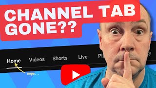 Channels Tab Gone Heres How to Show Subscriptions Again [upl. by Bloomer]