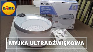 Myjka Ultradźwiękowa z Lidla za 119 zł SilverCrest  Jak działa [upl. by Anelrihs]