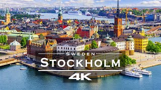 Stockholm  Sweden 🇸🇪  by drone 4K [upl. by Byron888]