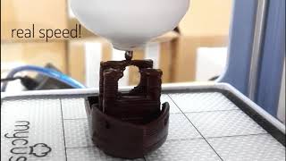 mycusini  3DBenchy Choco Boat  Schokoladendrucker  3D Choco Drucker  3D Schokolade [upl. by Dremann875]