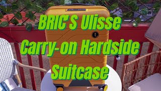 BRICS Ulisse Hardside Expandable CarryOn Spinner Suitcase Luggage [upl. by Mehs]