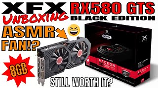 XFX RX580 GTS 8GB Black Edition Unboxing Still a worth buying GPU [upl. by Bibby775]