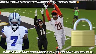 How To Get EASY Interceptions As a Cornerback In MADDEN 24 GUARANTEED TO WORK [upl. by Wilscam]