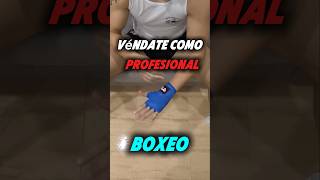 ✅🏋️ CÓMO VENDARSE EN 🥊BOXEO🥊  Para pros y principiantes vendaje boxing boxeo shorts fyp [upl. by Redmond110]