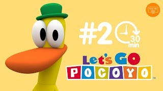 Lets Go Pocoyo 30 MINUTES Episode 2 in HD [upl. by Aicenaj399]