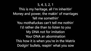 Kendrick Lamar  DNA Lyrics [upl. by Maidie]