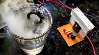 I made a super simple 17mhz mist maker circuit  ultrasonic mist maker humidifier Level 2  Ciiads [upl. by Sabian814]