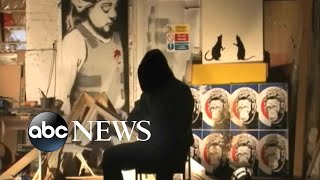 Banksy reveals how he shredded a work of art after it was sold at auction [upl. by Ahsik321]