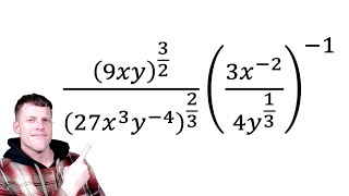 Simplifying Expressions involving Rational Exponents [upl. by Moriyama]