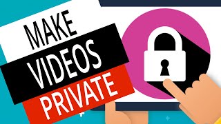 How To Make A Video Private on YouTube Hide A YouTube Video [upl. by Ehrlich]