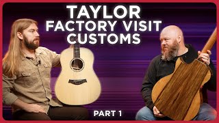 Handpicked By Alamo and Andy Powers The First 2 Taylor Factory Select Custom Guitars [upl. by Vivianne]