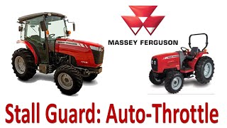 Stall GuardAutomatic Throttle Massey Ferguson Premium Compact Tractor [upl. by Metzgar]