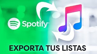 Como exportar tus listas de música de Spotify a Apple Music y viceversa [upl. by Idner]