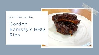 Gordon Ramsays BBQ Ribs [upl. by Dorraj]