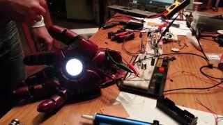 New Iron Man Repulsor Demo [upl. by Ahsied]