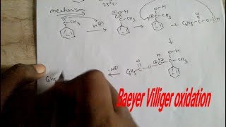 Baeyer villiger oxidation mechanism [upl. by Rob]