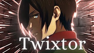 mikasa twixtor 4k [upl. by Wobniar568]