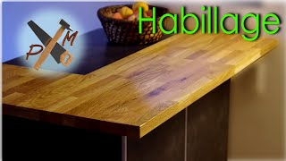 DIY ilot central cuisine aménagée sur mesure  habillage  cuisine aménagée  épisode 13 PMbricoleur [upl. by Labinnah13]