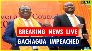 LIVE  ODM Leaders addressing the Nation after Gachagua impeachment in Parliament [upl. by Mountford297]