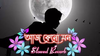 আজ কেনো মন Sraboner Megh Gulo Joro Holo Akashe Lofi slowedreverb Bangla songs Lofi [upl. by Ramburt]