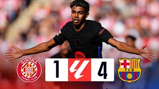 GIRONA VS BARCELONA 14 LA LIGA 202425  MATCH REVIEW [upl. by Brocklin]