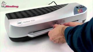 GBC HeatSeal H520 12 Inch Pouch Laminator Demo [upl. by Sitnalta]