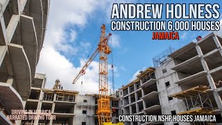 Andrew Holness Construction 6000 Houses Jamaica [upl. by Meesan857]