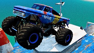 Top 5 Most JawDropping Monster Truck Crashes Revealed [upl. by Hylan]