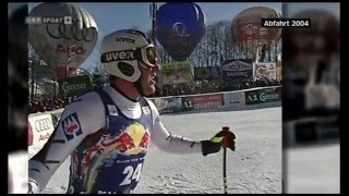 Alpine ski 2004 Kitzbuhel Abfahrt [upl. by Guise]