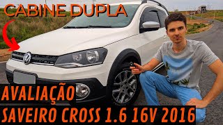 A Saveiro mais VERSÁTIL que você pode comprar Vw Saveiro Cross 2016 Cabine Dupla [upl. by Hyacinthe]