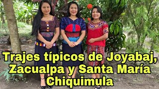 Así nos vestimos las mujeres indigenas diferentes trajes típicos de Guatemala [upl. by Neddra]