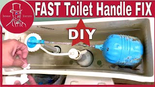 How to Replace a Toilet Handle without a chain [upl. by Bunting633]