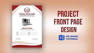 Create Cover Page in Microsoft Word  Tips And Tricks [upl. by Dimond340]