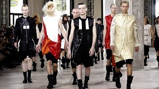 Rick Owens  Spring Summer 2016 Full Fashion Show  Menswear [upl. by Honebein]