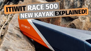 ITIWIT RACE 500 kayak from Decathlon  prelaunch analysis  Fast exercise  racing inflatable kayak [upl. by Nojel]