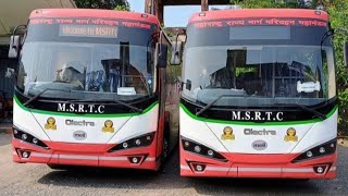 महामंडळाची 🆕 नवीन मिनी इलेक्ट्रिक ⚡ बस 🚌  msrtcnewelectricbus msrtc [upl. by Yaakov]