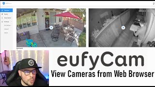 How to view Eufy Security Cameras From Computer Browser [upl. by Oirasor819]