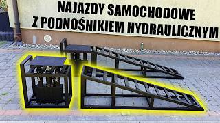 Najazdy samochodowe z podnośnikiem hydraulicznym MODUŁOWE [upl. by Fraser]