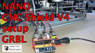 Fix Cloned CNC Shield V4 Arduino Nano  setup Grbl [upl. by Baxie300]