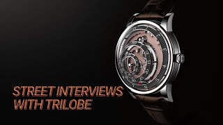 Street Interviews with Trilobe  Geneva Watch Days 2023 [upl. by Gene]