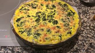 Quiche au saumon et aux épinards  Bon appétit [upl. by Zsazsa]